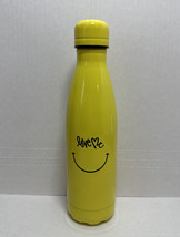 Starbucks S'well + Curtis Kulig Metal Bottle Yellow Love Me 17oz Limited Edition - $19.95