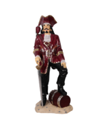 Pirate Captain Morgan With Barrel Life Size Statue - $1,812.33