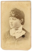 CIRCA 1870&#39;S CDV  Beautiful Young Woman in Dress Bolden Albion &amp; Medina NY - £7.46 GBP