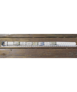Fossil Women Leather Belt Boho Silver Link Flower Embossed Buckle White ... - $29.25 CAD