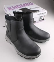 Khombu Dusk pour Femme Tous Temps Coffre Noir Mémoire Mousse Hydrophobe - $19.96