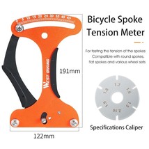 WEST BI Bicycle Tool Spoke Tension Meter MTB Road Bike Wheel Spokes Checker Indi - £85.77 GBP