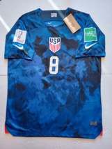Weston McKennie USA USMNT 2022 World Cup Qatar Stadium Blue Away Soccer Jersey - $90.00