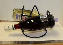 Table Top Wine Bottle Holder Rack Holds 2 - Beiler Metalworks Amish Made in USA - £9.65 GBP