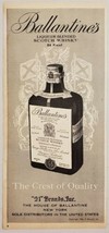 1946 Print Ad Ballantines Liqueur Blended Scotch Whsikey 21 Brands Inc N... - £9.17 GBP