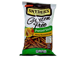 Snyder&#39;s of Hanover Gluten Free Honey Mustard &amp; Onion Pretzel Sticks, 4-... - $32.62