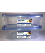 2ea 10 Cup/82.8 oz ea Sure Fresh Dry/Cold/Freezer Food Storage Container... - £15.48 GBP