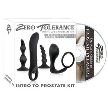 Zero Tolerance Intro To Prostate Kit 4-Piece Anal Play Set With DVD - $46.95