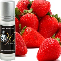Fresh Strawberries Premium Scented Roll On Fragrance Perfume Oil Vegan - £10.44 GBP+