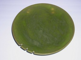 Pottery Ashtray Retro Vintage 1950&#39;s 1960&#39;s Large 10 3/4 Inch Round - £39.37 GBP