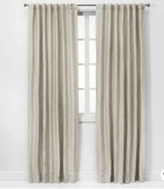 Threshold Blackout Curtain Ivory Overlay One Panel 50”x94” - £12.08 GBP