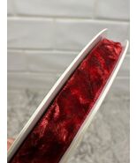 RIBBOOO Wine Red Velvet Ribbon 3/8in x 10yd Luxury Crushed Velvet - €8,52 EUR