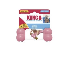 KONG PUPPY GOODIE BONE - (1) Small  PINK Puppy Dog Teething Toy Treat Di... - $10.88