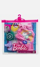 Mattel Barbie Doll Fashion Pack- Jurassic World Pack #3 ( Love Dinosaurs Hoodie) - £6.30 GBP