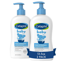 Baby Wash &amp; Shampoo, 13.5Oz Pack of 2, Hypoallergenic, Gentle Enough for... - $21.49