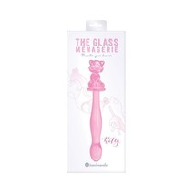 Glass Menagerie Kitty Glass Dildo Pink - $28.04