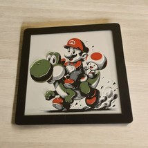 Mario And Friends Art Piece 3D Printed HueForge - With FRAME! 3D ART - $25.73