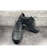 Hotter Sneakers Men 11M Thor Fashion Shoes Black Leather Lace Up Comfort... - $513.32 MXN