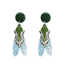 Fashion Jewelry Glitter Cicada Earrings for Womens - £8.69 GBP+