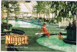 Nevada Postcard Reno Sparks John Ascuaga&#39;s Nugget Casino Resort Pool - £1.73 GBP