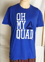 Reebok Men&#39;s T-Shirt Size L &quot;Oh My Quad&quot; 100% Cotton NWT - £15.06 GBP