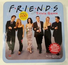Friends Trivia Board Game Collectible Tin Cardinal Industries 2002 2-6 Players - $29.47