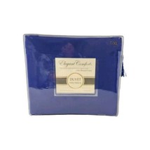 Elegant Comfort Duvet &amp; Sham Twin/Twin Xl Blue 1500 Thread Count Egyptian Cotton - £19.42 GBP