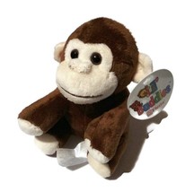 5" Plush Sitting Monkey Made By Fiesta - £6.30 GBP