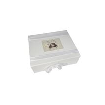 White Cotton Cards Mr and Mrs Wedding Large Keepsake Box Wedding Car Range  - $56.00