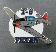 TEXAN T-6  TRAINER AIRCRAFT LAPEL PIN BADGE 1.5 INCHES - $5.74