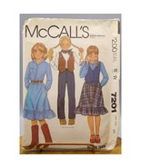 Vintage Sewing PATTERN McCalls 7201, Child Girls 1980, Size 14 - £18.53 GBP