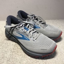 Brooks Ghost 14 Men’s Size 8 Running Sneakers Shoes Gray/Blue/Red - £27.32 GBP