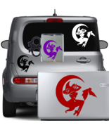 Sexy Witch Moon Bat Vinyl Decal Sticker for Car Window Bumper Wall Cup P... - $5.41 CAD+