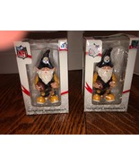 2 NFL Forever Collectables Pittsburgh Steelers Gnome Ornaments 3.75&quot; IOB - €25,69 EUR