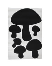 Zeckos Children`s Chalkals Mushrooms Chalkboard Wall Decals - £16.24 GBP