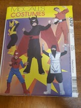 McCall&#39;s Costumes Kids Superhero’s Spider Bat Ninja Pattern Uncut Size 3... - $126.70 MXN