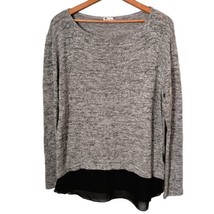 Kut From The Kloth Lightweight Sweater S Knit Top Textured Heathered Layered - £18.15 GBP
