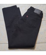 Levis 541 Jeans 30x31 Athletic Fit Straight Stretch Denim Black tagged 3... - $23.75