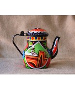Pakistani Truck Art Style Decor. Decorative Teapot Handpainted Ethnic St... - £28.04 GBP