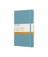 Moleskine Classic Notebook, Large, Ruled, Blue Reef, Soft Cover (5 X 8.25) - £19.75 GBP