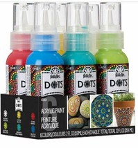 FolkArt Dots Acrylic Dotting Paint Set, 6 pc. - £21.80 GBP