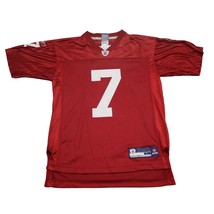 NFL RBK Shirt Youth Boys L Red Authentic Leinart 7 Short Sleeve Pullover... - $19.68