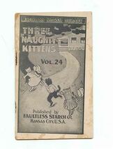Three Naughty Kittens Booklet by Faultless Starch - $9.90