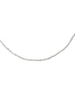 Vintage White Beaded Surfer Beach Necklace Womens Costume Jewelry - €12,84 EUR