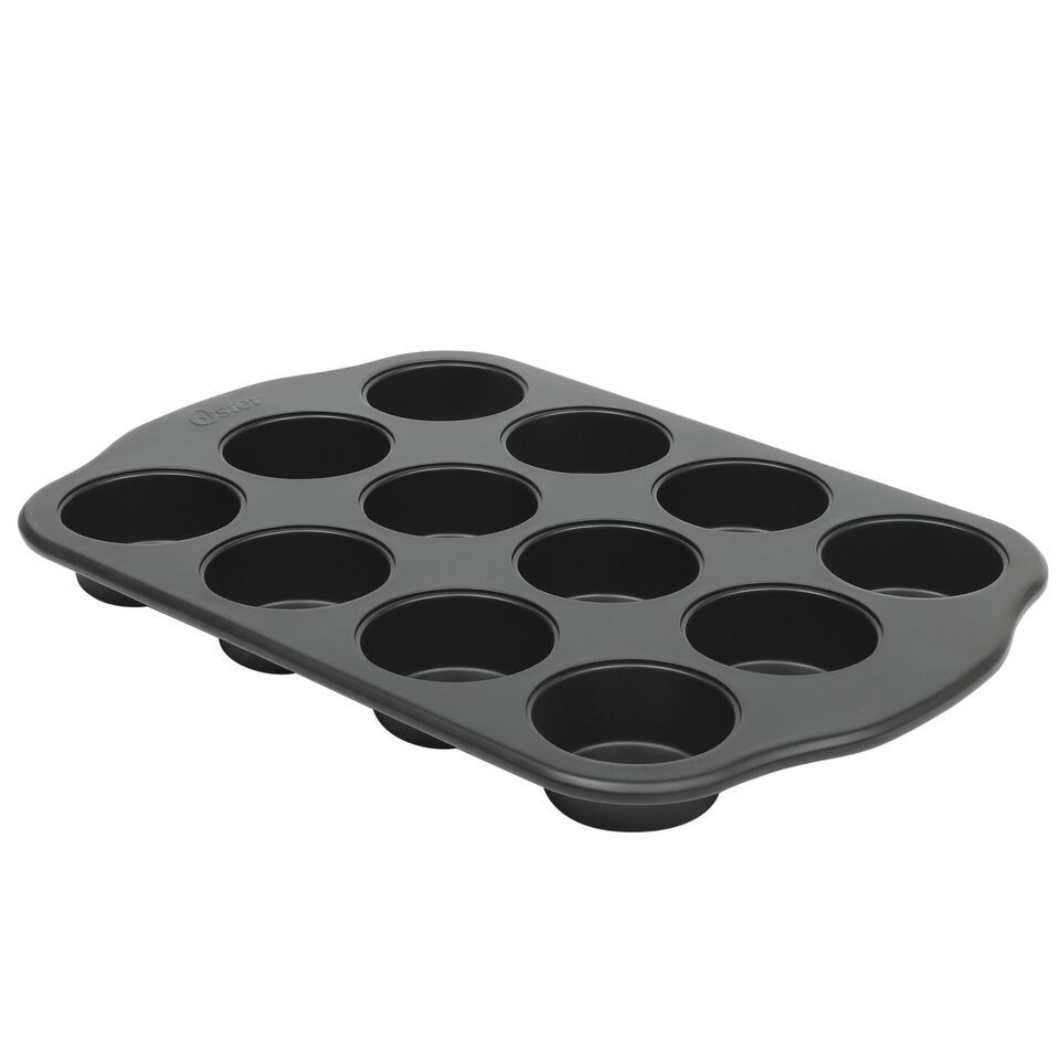Oster Teston Platinum Collection 12-Cup Nonstick Carbon Steel Muffin Pan... - $44.64