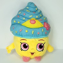 Shopkins Cupcake Queen Blue Pink Sprinkles 16&quot; Big Plush Stuffed Animal ... - £15.81 GBP