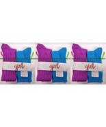 3x 6pairs = 12Pairs Girls Multicolor Gold Toe EZ Match Texture Crew Sock... - $40.60 CAD