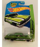 Hot Wheels Workshop Custom &#39;64 Galaxie 500 Car Figure (250/250) *Green V... - $12.59
