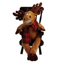 Dan Dee Christmas Plush Grandma Got Run Over Reindeer Rocking Chair Vtg READ - £26.26 GBP