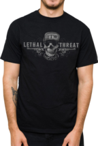 Lethal Threat Mens Friend or Foe T-Shirt Black Large - £19.97 GBP